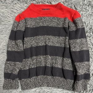 OshKosh B'gosh Red & Gray Sweater!